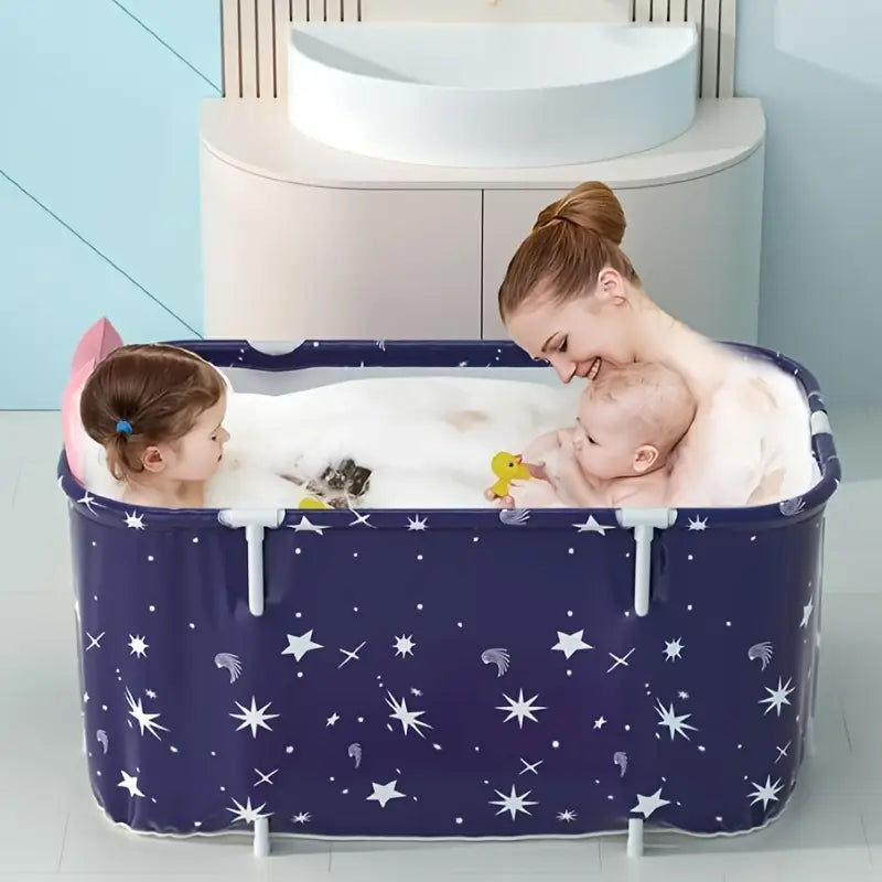 《Direktverkauf ab Werk》Einfach zu installierende, zusammenklappbare Badewanne für Erwachsene – dickes, langlebiges PVC, kein Zusammenbau erforderlich, ideal für den Heimgebrauch und auf Reisen
