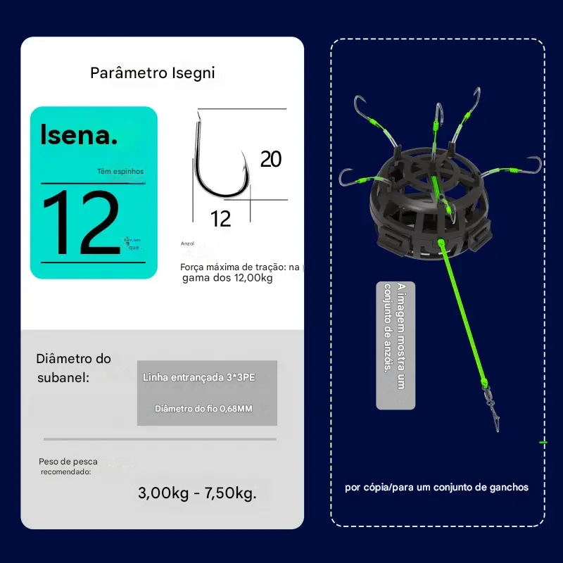 š„š£Nuovo amo da pesca sportiva per esterni con fondo esplosivo inverso