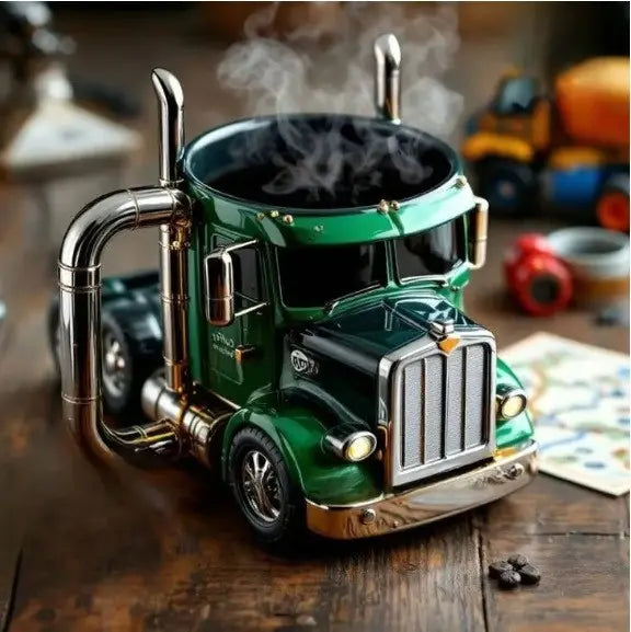 🚛 Tazze da caffè fatte a mano per semirimorchi
