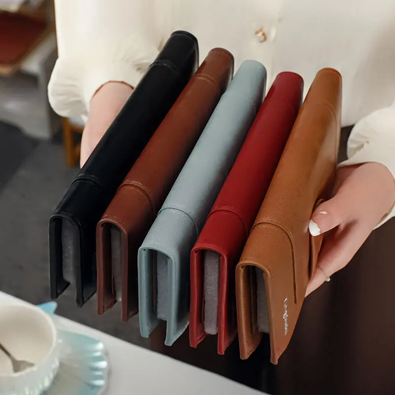 【SCONTO DEL 45%】💰【Acquista 1 e ricevi 1 gratis】Portafoglio vintage in vera pelle con doppia cerniera e scomparti multi-carta per donna