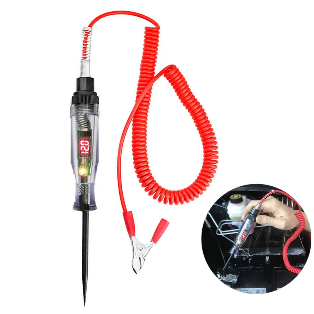 【Compre 1 e leve 1 grátis】12-24V testador de circuitos automotivo caneta testador de voltagem