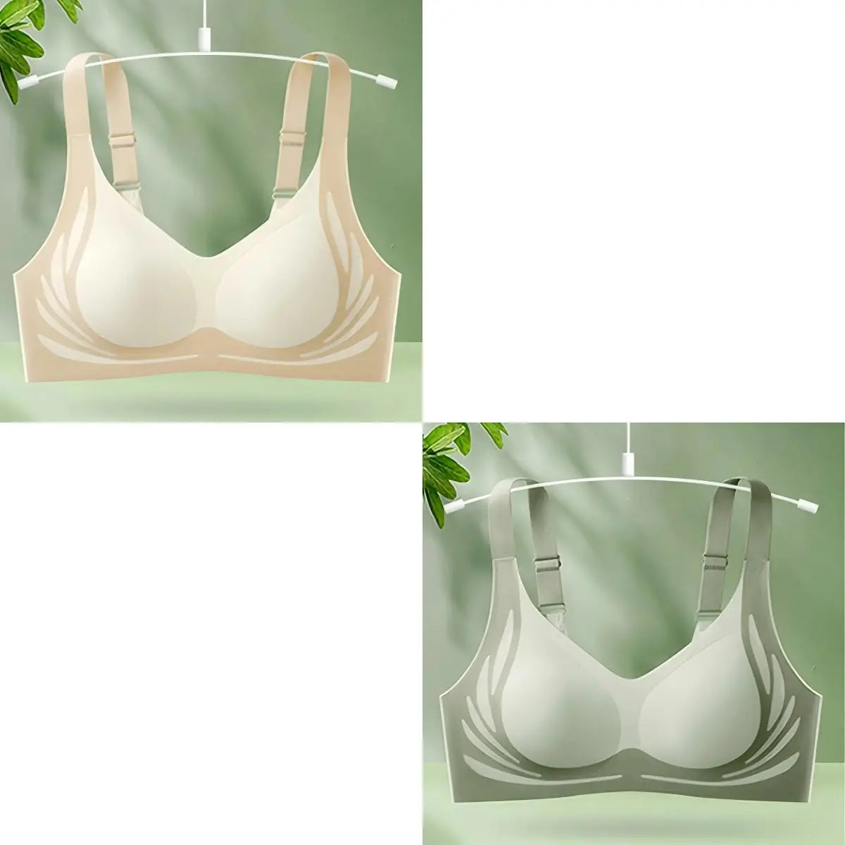 đăConfezione da 4ăReggiseno intero senza ferretto da donnaâ¤ď¸ă40-85 kgă