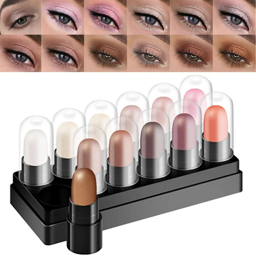 【🏆Artigo mais vendido】✨🌈【12/24/36 cores】Caixa de sombras