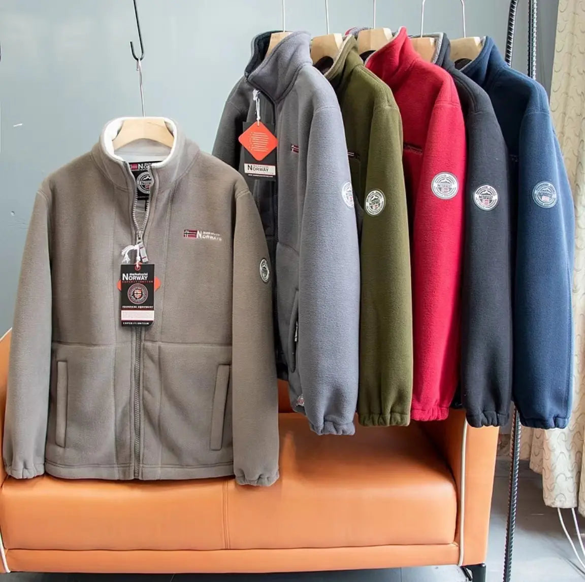 【30% DESCONTO】【XS-3XL】Casaco de lã grossa e veludo para homem, tamanho grande, quente e casual para o outono e inverno