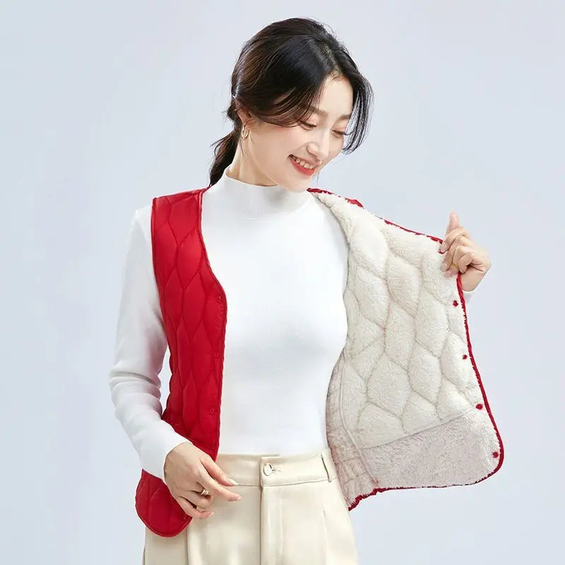 đ„ăM-5XLăCasaco de lĂŁ confortĂĄvel com botĂ”es