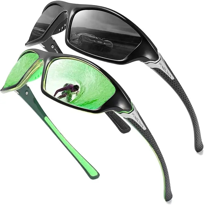 👓【Acquista 1 e ricevi 1 gratis】 Nuovi occhiali da sole polarizzati per la pesca e l'equitazione all'aperto, occhiali da sole protettivi che cambiano colore
