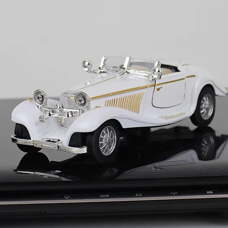 💥💥【Ottimo rapporto qualità-prezzo】Modello di auto classica retrò 500K in lega di alluminio in scala 1:28