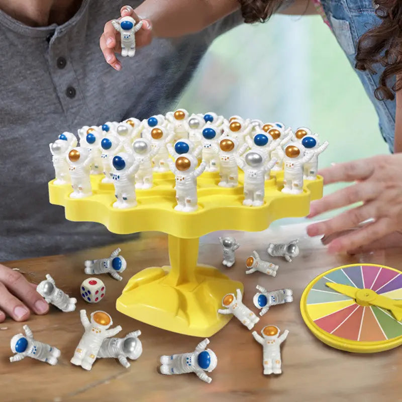 ✨🎁【Compre um e leve outro grátis】Brinquedo educativo interativo Astronaut Balance para pais e filhos