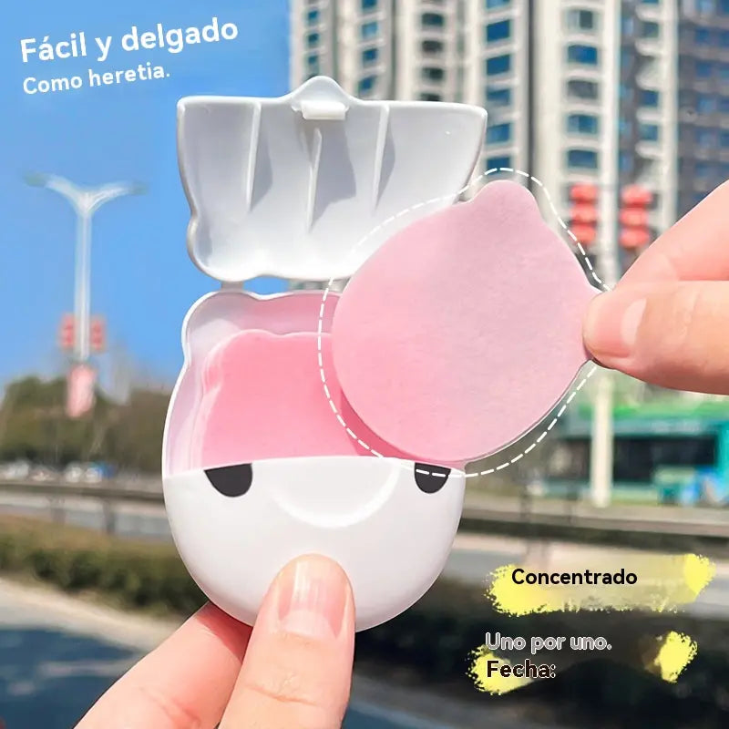 🎁🎉Sabonetes sólidos portáteis, essenciais para campismo ao ar livre e viagens!