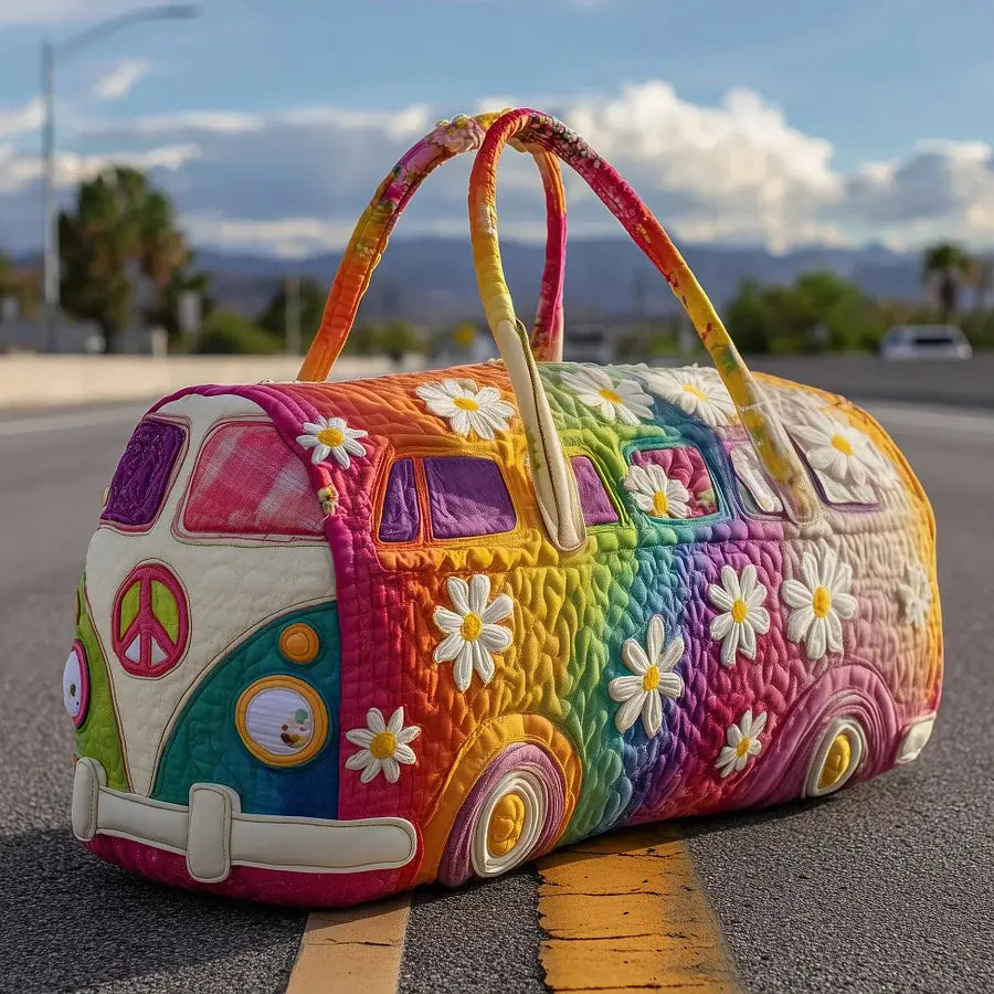 Bolsa de viagem acolchoada estilo Hippie Van