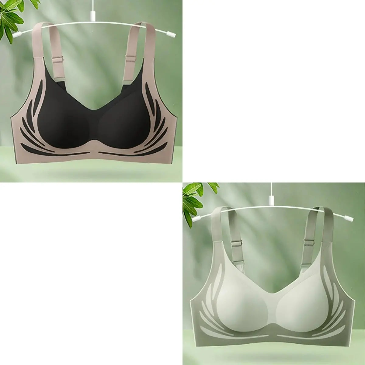 đăConfezione da 4ăReggiseno intero senza ferretto da donnaâ¤ď¸ă40-85 kgă