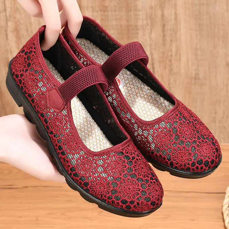 💟🥰【35-41】Sapatos baixos respiráveis, com sola macia e ocos