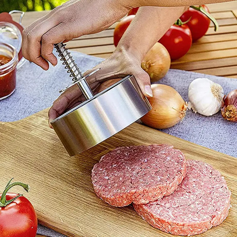 Prensa manual de carne para hambúrgueres