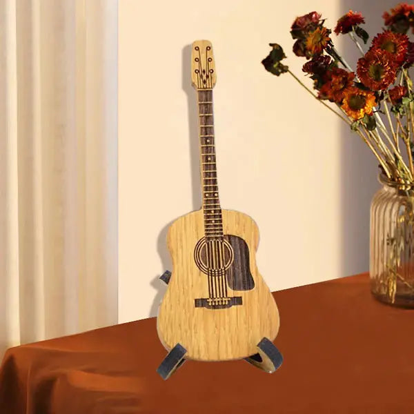 🔥Caixa de madeira para palhetas de guitarra acústica🎸