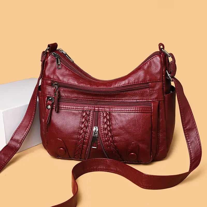 🔥【Acquista 1 e ricevi 1 gratis】Nuova borsa da donna 2025 con più tasche, grande capacità, può essere portata su una spalla o a tracolla.