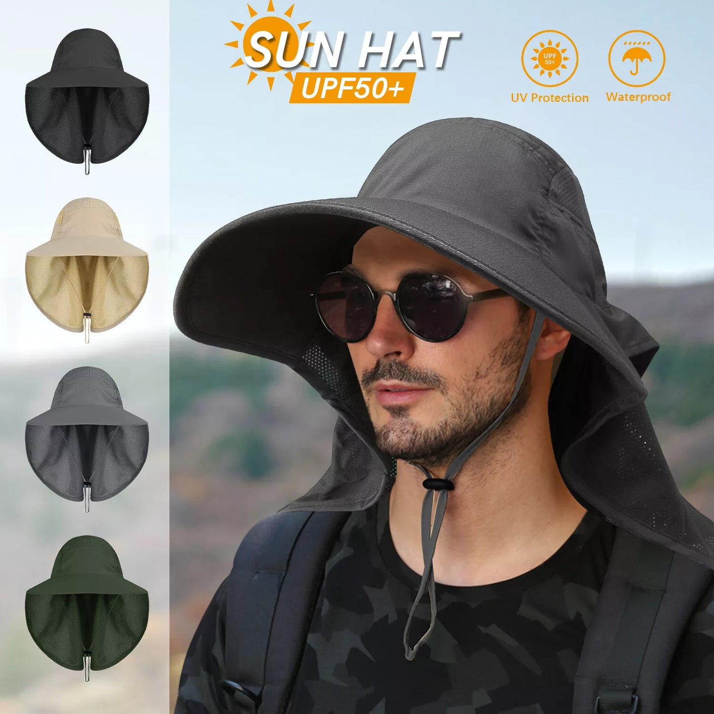 🔥Tubo universale per esterni, occhiali da sole, occhiali da sole e lampade UV, cappelli con un'ottima protezione