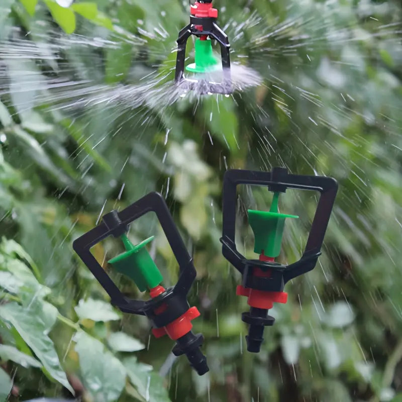 【50 pezzi/100 pezzi】💦🌿Micro irrigatore rotante per serra a 360 gradi