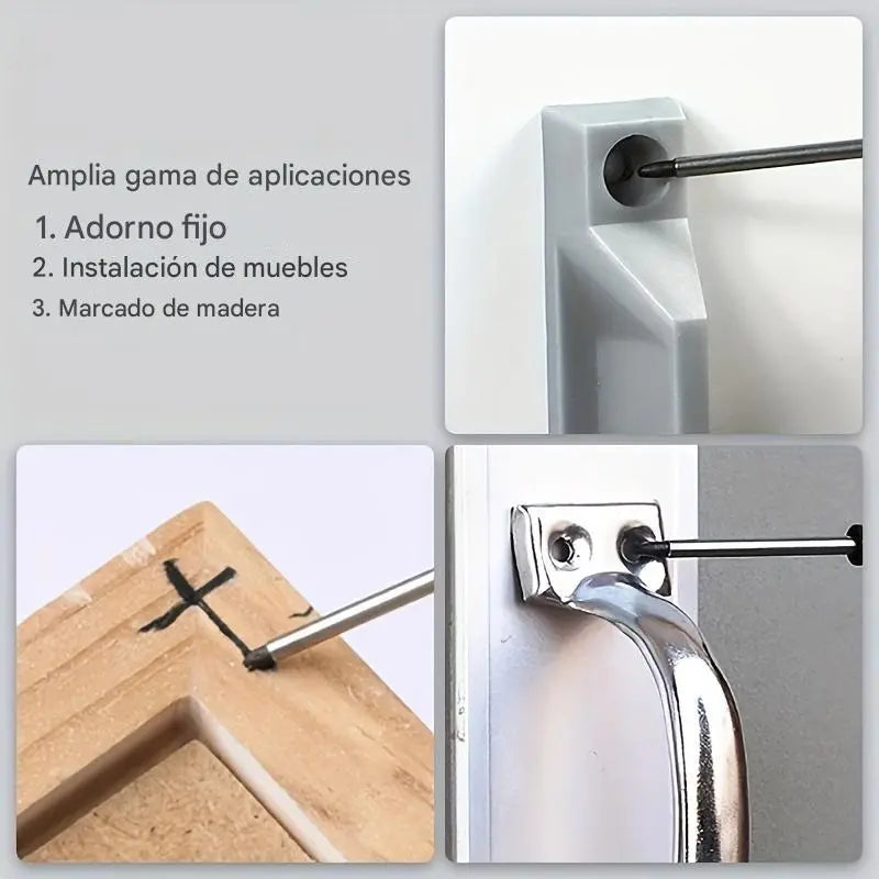 Marker mit 20 mm langer Spitze für tiefe Löcher, spezieller Marker auf Ölbasis für die Holzbearbeitung, geeignet für Keramik, Badezimmerinstallation, dekorative Befestigung und Holzmarkierung.