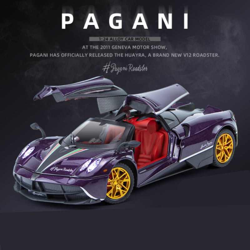 🔥🎁🎁1/24 Pagani Huayra Dynasty zliatina športového auta hračka model tlakového odliatku kovu tlakovo odliateho kovového pretekárskeho modelu darčeková simulazione modello di simulazione simulazione