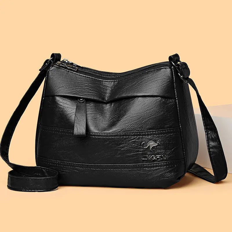 👜Nuova borsa a tracolla multistrato retrò con grande capacità, alla moda e versatile