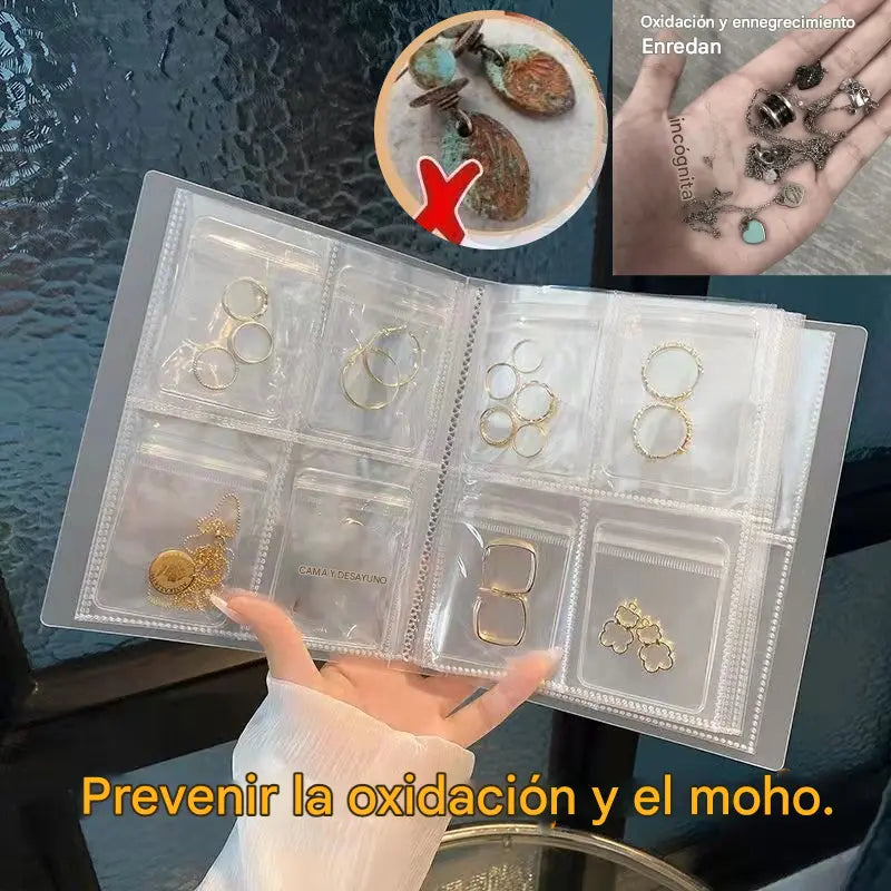 🌟 Sacchetto antipolvere per gioielli, contenitore portatile in PVC trasparente, antiruggine, 2025