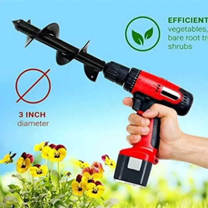 🌱 Attrezzi da giardinaggio Zappe da giardino con asta a spirale