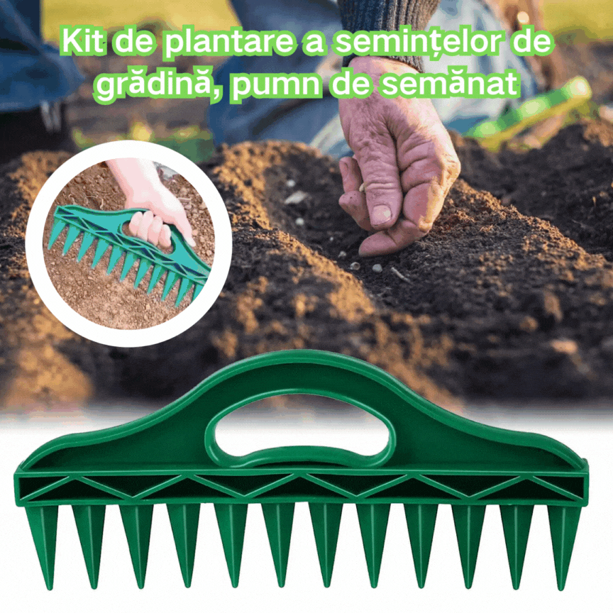 Kit de plantação de sementes de jardim, soco de plantação