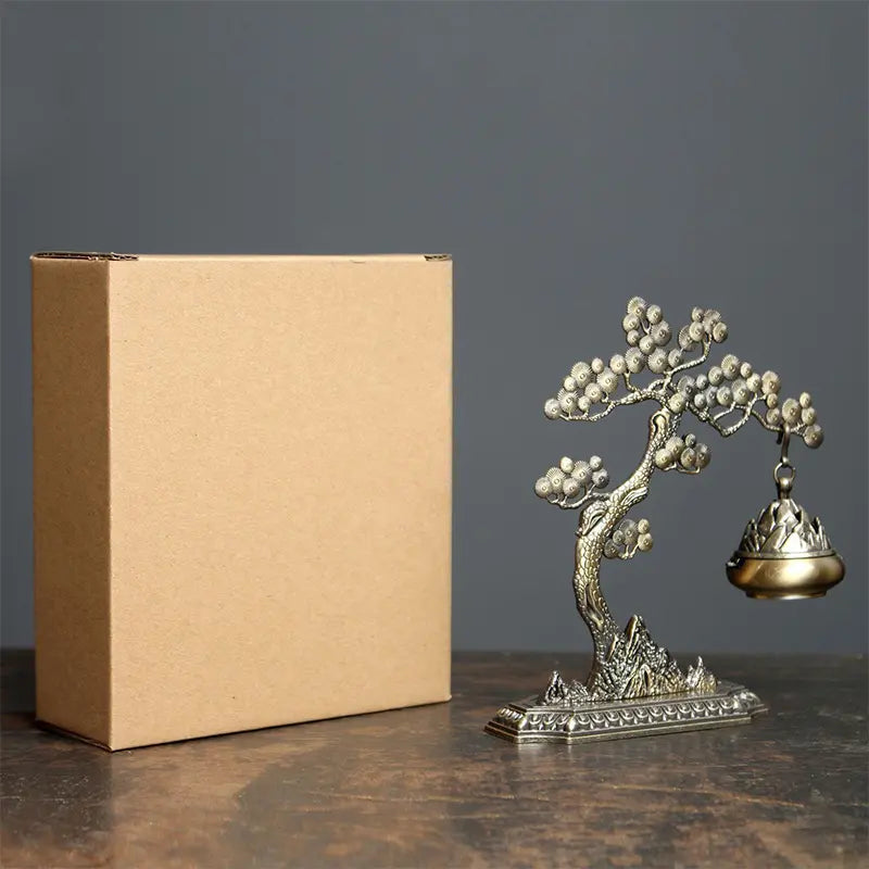 š„š„ćVendita caldaćBruciatore di incenso creativo con ornamenti, bruciatore per aromaterapia, Elk Home