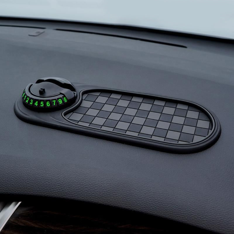 🚗Tapete antiderrapante para automóvel, suporte para telemóvel, suporte para óculos de sol para navegação automóvel, indicador de estacionamento, suporte para comando central.