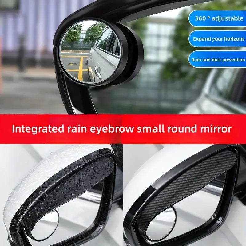 😍🚗【Acquista 1 e ricevi 1 gratis】👍Specchietto retrovisore per auto, regolabile a 360 gradi, piccolo specchio rotondo