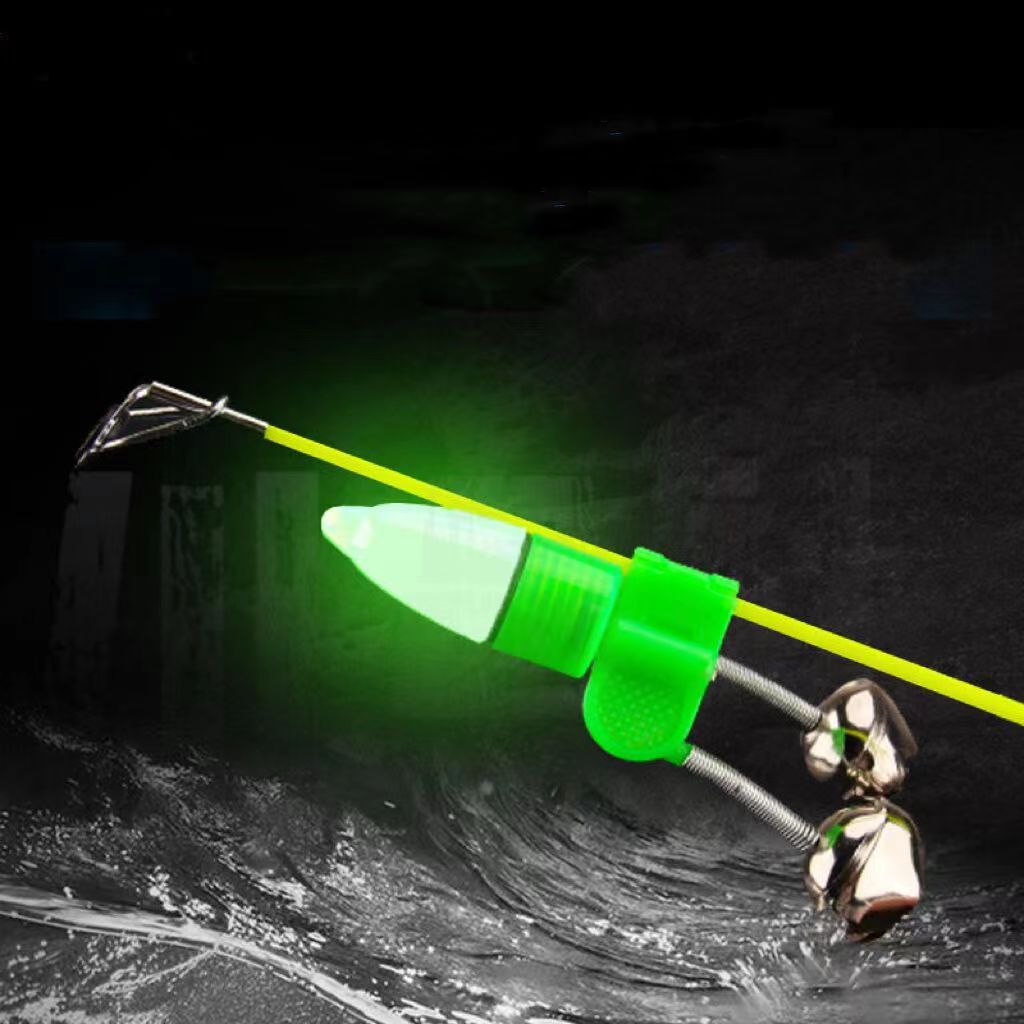 đŁă10/20/40 kusovă NoÄnĂœ rybĂĄrsky prĂșt Campana di allarme con luce fluorescente