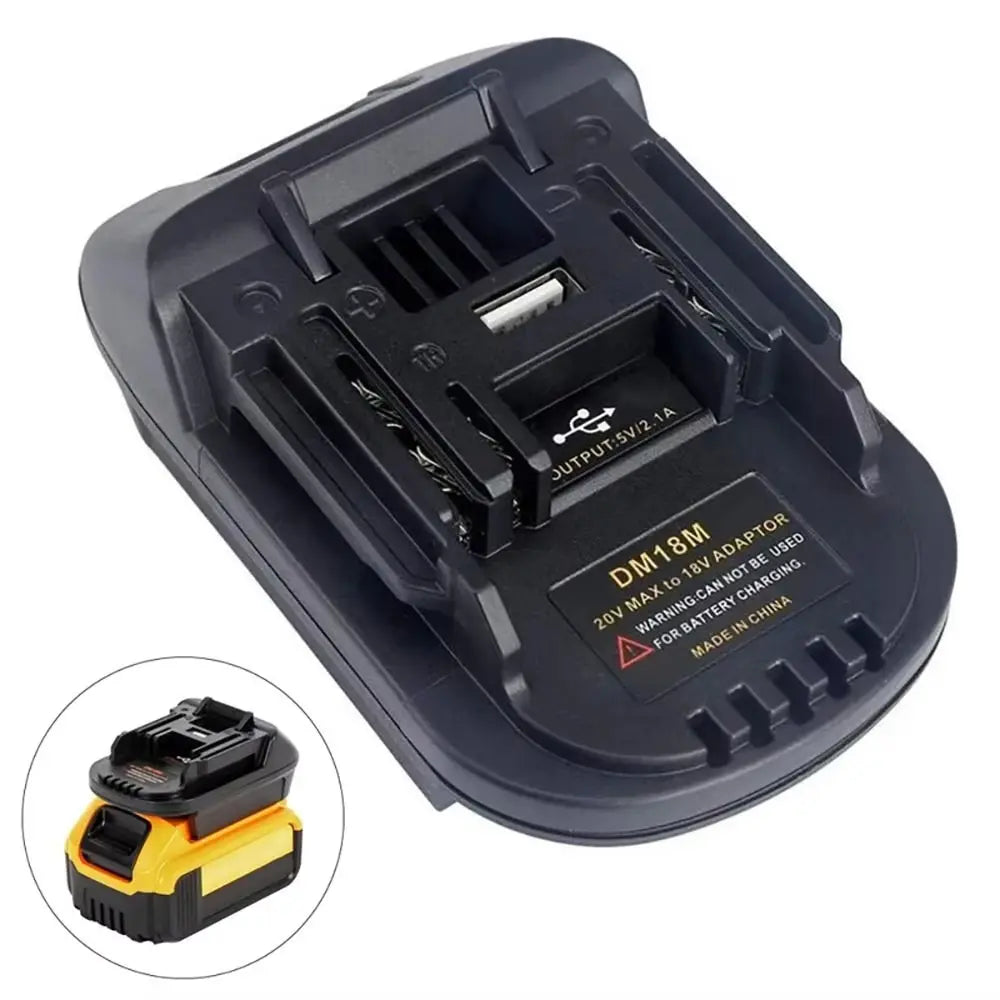 ⚡Adaptador de bateria de lítio para ferramentas de bateria de 18 V