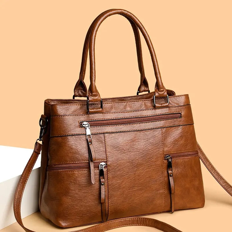 👜Borsa da donna in morbida, elegante e capiente pelle