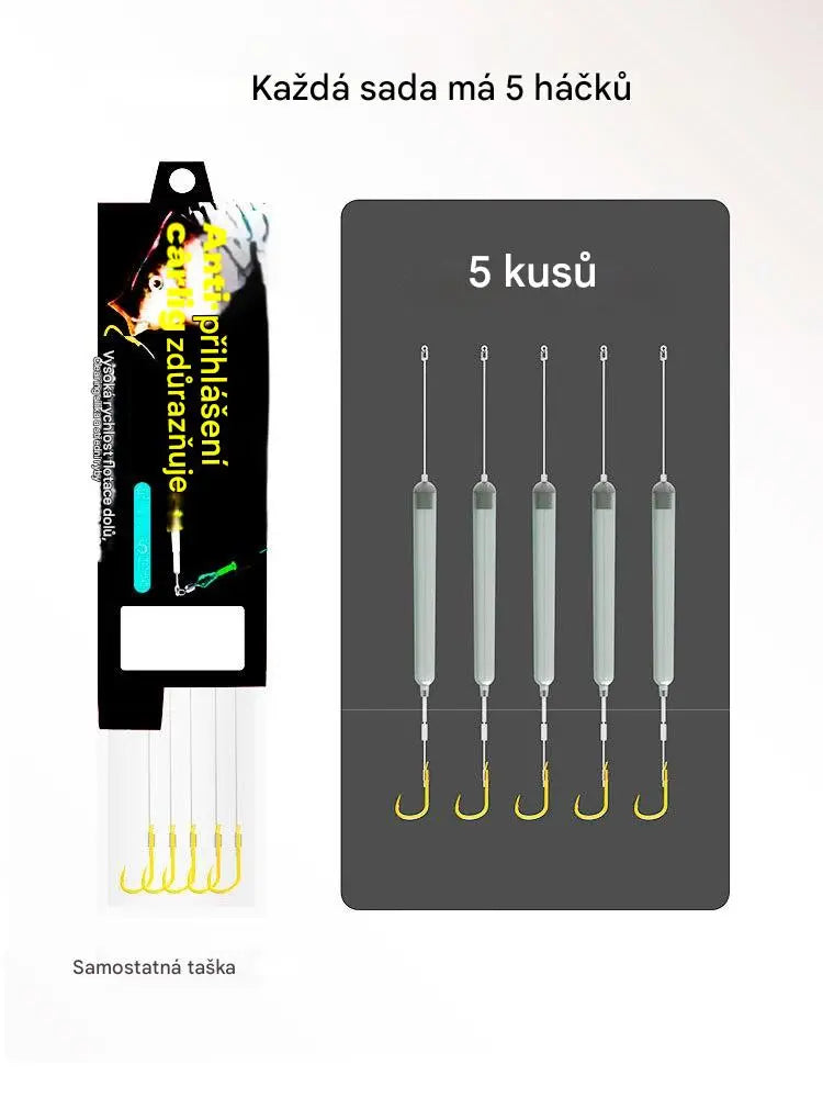 š£š£ć5/10 pezzićSet di lenze da pesca a fondo invertito