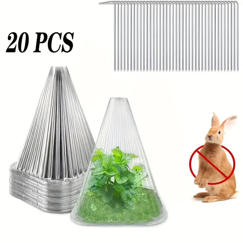 š„¬š„¦Piantine di melone, piantine di ortaggi, piante tappezzanti: conservazione termica, protezione da uccelli, insetti, gelo.