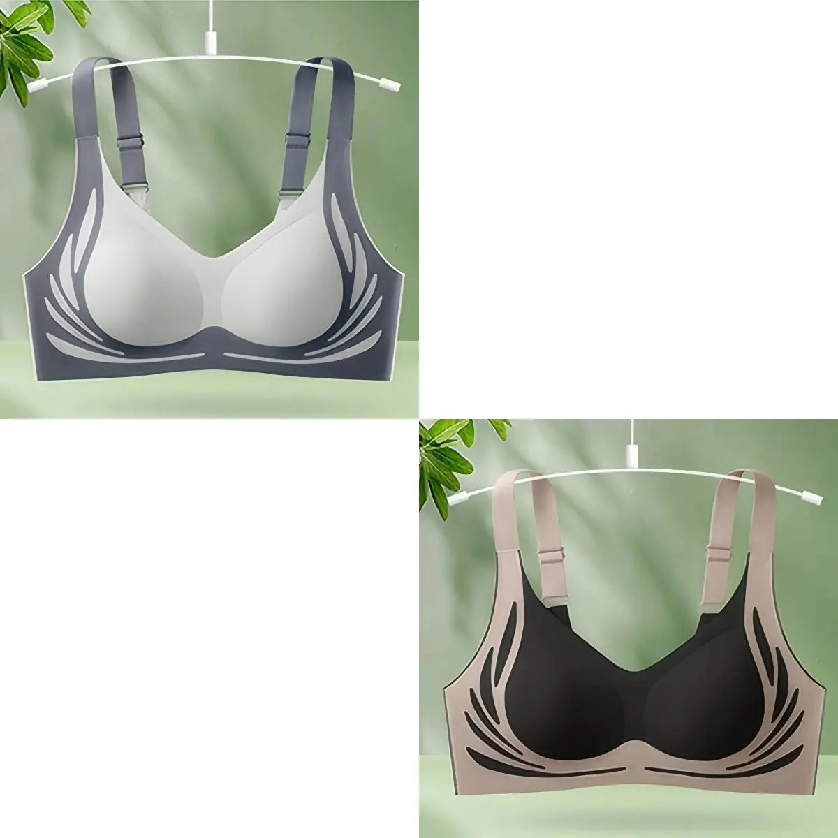 đăConfezione da 4ăReggiseno intero senza ferretto da donnaâ¤ď¸ă40-85 kgă