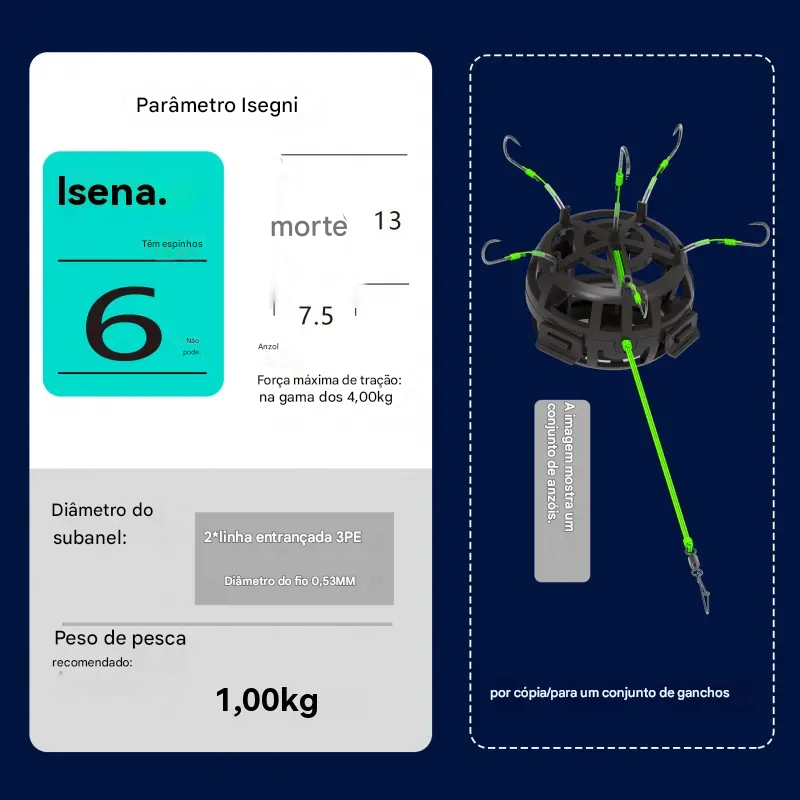 š„š£Nuovo amo da pesca sportiva per esterni con fondo esplosivo inverso