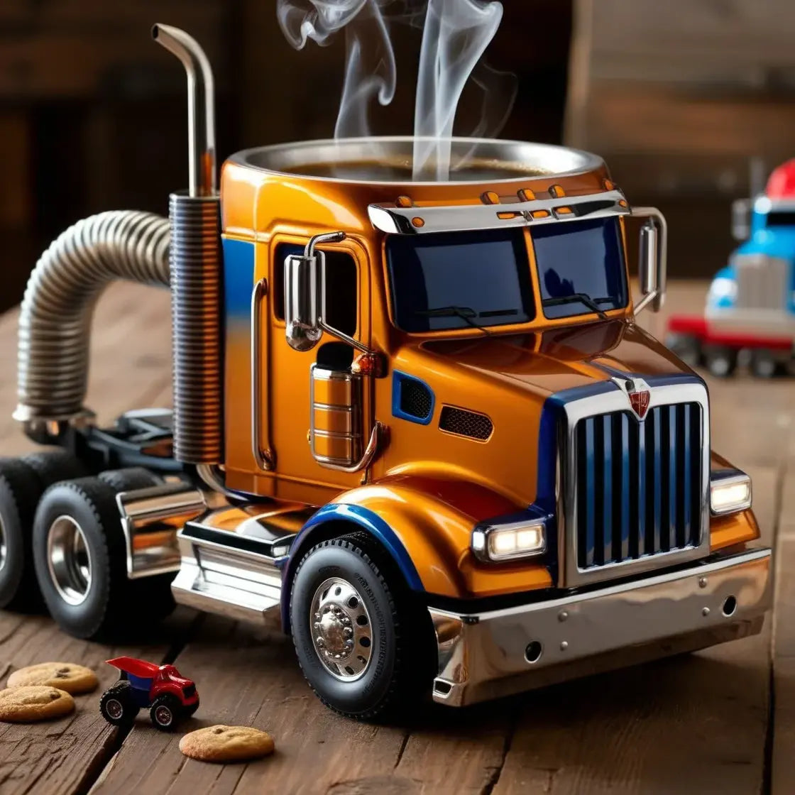🚛 Tazze da caffè fatte a mano per semirimorchi