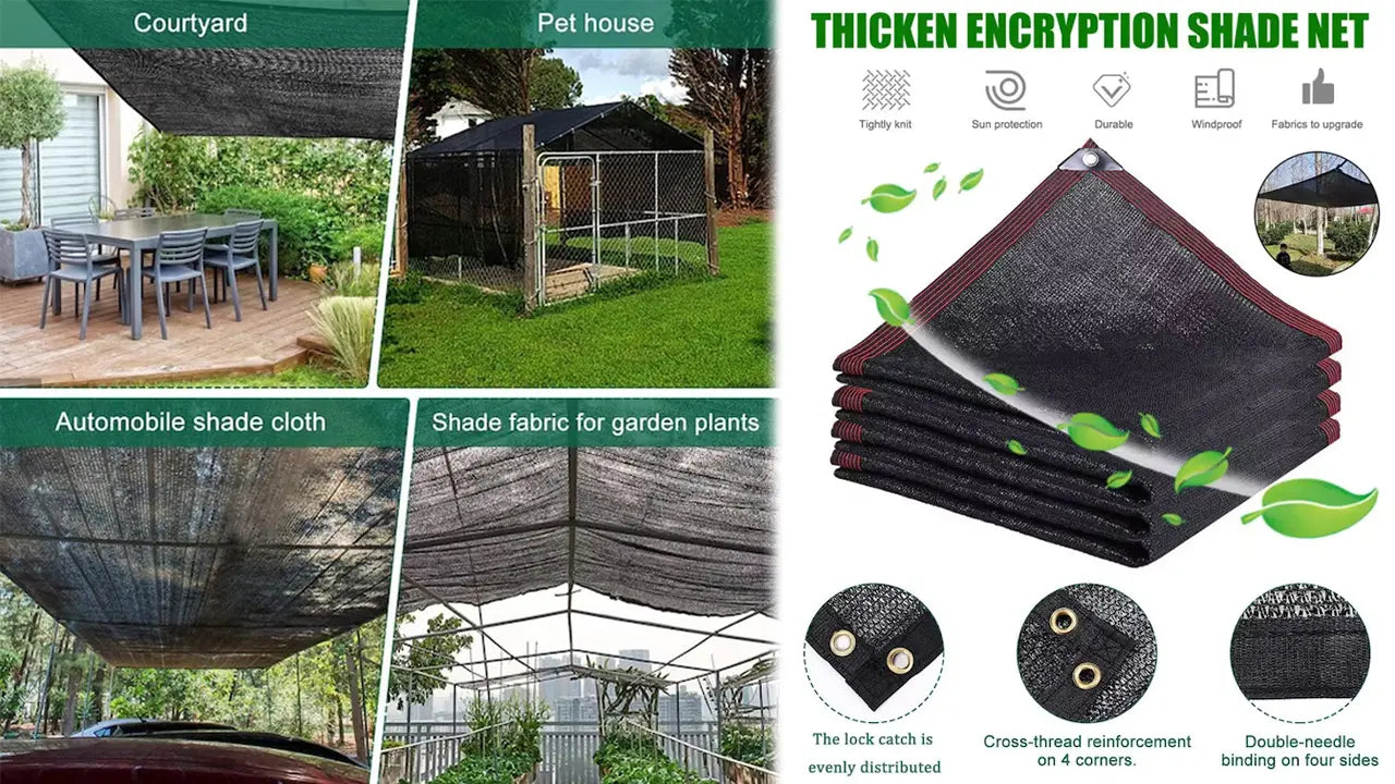 【2*6m】【3*6m】Malha de isolamento térmico e sombra para áreas exteriores
