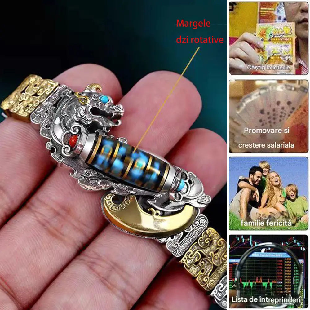 ćš„Offerta specialećBracciale con perline Dzi a nove occhi e bracciale Pixiu