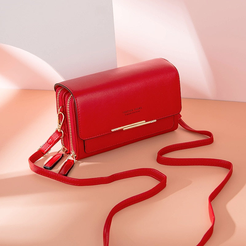 💼 Borsa a tracolla in pelle multistrato di grande capacità