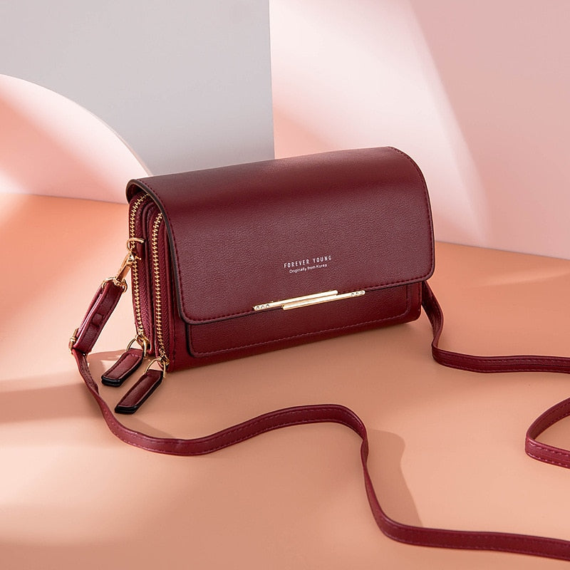 💼 Borsa a tracolla in pelle multistrato di grande capacità