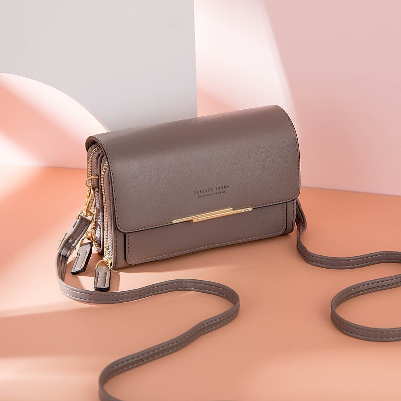 💼 Borsa a tracolla in pelle multistrato di grande capacità