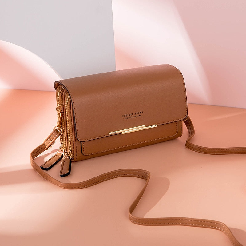💼 Borsa a tracolla in pelle multistrato di grande capacità