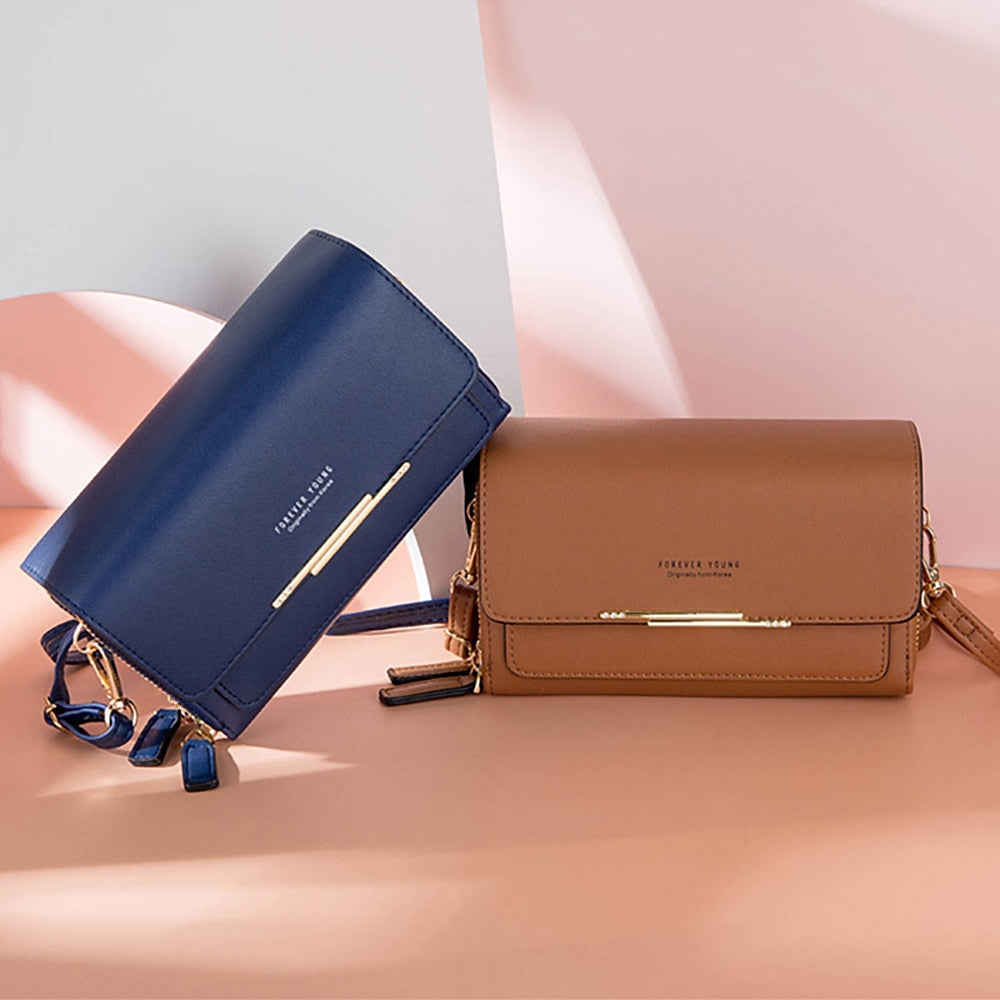 💼 Borsa a tracolla in pelle multistrato di grande capacità