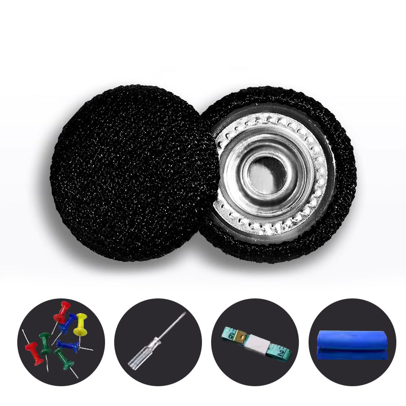šChiodi speciali per mollette da bucato per riparare i vestiti che cadono dal tetto dell'auto, fibbie in tela di velluto con motivo a scacchi per la ristrutturazione e il rinnovo degli interni, con strumenti di installazione gratuiti