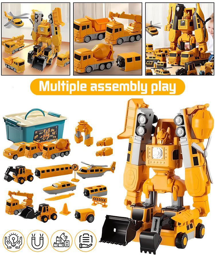 【✨2025 NOVITÀ】🎁【26/35 articoli】Giocattoli educativi magnetici Transformers