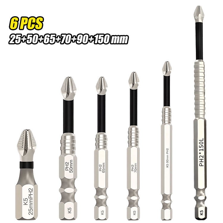 Cacciavite Phillips antiscivolo e resistente agli urti, magnete potente e trapano elettrico super resistente