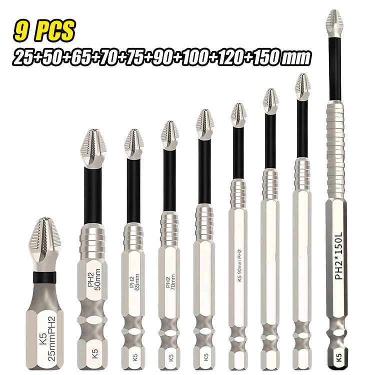 Cacciavite Phillips antiscivolo e resistente agli urti, magnete potente e trapano elettrico super resistente