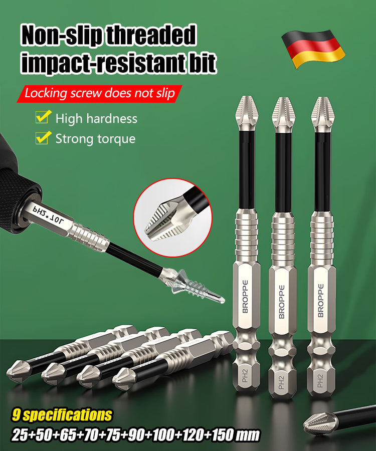 Cacciavite Phillips antiscivolo e resistente agli urti, magnete potente e trapano elettrico super resistente